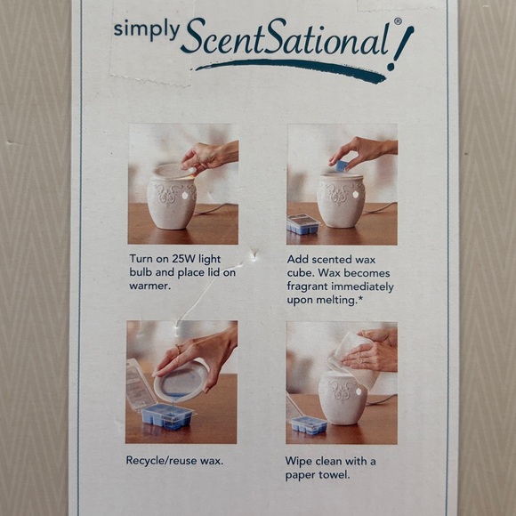 Scentsationals Flowerful Full-Size Warmer - Mint Green NWOT - Picture 4 of 9